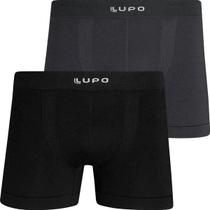 Kit 2 Cuecas Boxer Lupo Original Em Micromodal Cueca Sem Costura Adulto Box Masculina Atacado Kit 2 Cuecas Boxer Lupo Original Em Micromodal Cueca Sem Costura Adulto Box Masculina Atacado