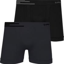 Kit 2 Cuecas Boxer Lupo Original Em Poliamida Sem Costura Adulto Box Masculina Atacado 436