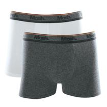 Kit 2 Cuecas Boxer Masculina Basic Cotton Mash - 110.27