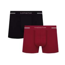 Kit 2 Cuecas Boxer Masculina De Poliamida Sem Costura Selene