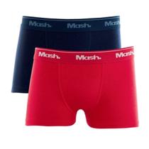 Kit 2 Cuecas Boxer Mash 110.07 Boxer Infantil Algodão