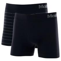 Kit 2 Cuecas Boxer Mash Masculina Microfibra Sem Costura