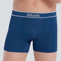 Kit 2 cuecas boxer microfibra sem costura infantil m azul jeans escuro unica Kit 2 cuecas boxer microfibra sem costura infantil m azul jeans escuro unica
