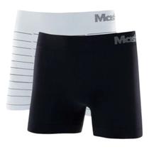 KIT 2 CUECAS BOXER MICROFIBRA SEM COSTURA MASH Ref:711.02