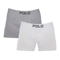 Kit 2 Cuecas Boxer Polo 781 Algodão Sortido