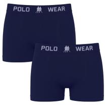 Kit 2 Cuecas Boxer Polo Wear Basic Infantil