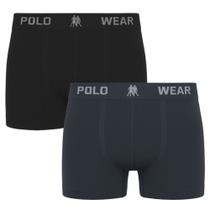 Kit 2 Cuecas Boxer Polo Wear Masculina
