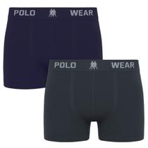 Kit 2 Cuecas Boxer Polo Wear Masculina