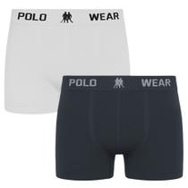 Kit 2 Cuecas Boxer Polo Wear Masculina