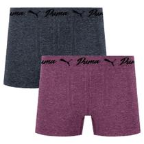 Kit 2 Cuecas Boxer Puma Sem Costura Infantil Kit 2 Cuecas Boxer Puma Sem Costura Infantil