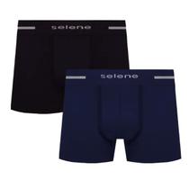 Kit 2 Cuecas Boxer Selene Sem Costura 11150