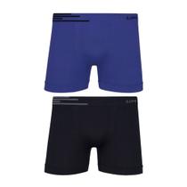 Kit 2 Cuecas Boxer Sem Costura Lupo 436-088
