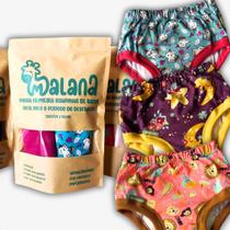 Kit 2 Cuecas / Calcinhas Desfralde Malana Eco Premium - Treinamento Conforto Kit 2 Cuecas / Calcinhas Desfralde Malana Eco Premium - Treinamento Conforto