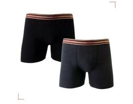 Kit 2 Cuecas Lupo Boxer Algodão Com Elastano 00523 - Kit 2 Cuecas Lupo Boxer Algodão Com Elastano 00523 -