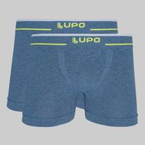 Kit 2 Cuecas Lupo Boxer Fio Texturizado a Ar 00733