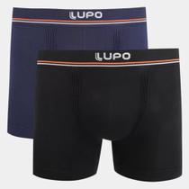 Kit 2 Cuecas Lupo Boxer Masculina