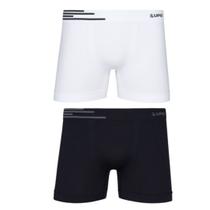 Kit 2 Cuecas Lupo Boxer Microfibra Elastano Masculina 436