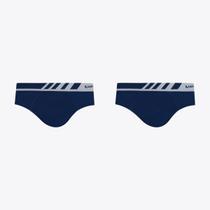 Kit 2 Cuecas Lupo Slip Microfibra Sem Costura 00691-102