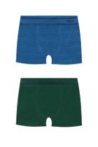 Kit 2 Cuecas Menino Boxer Sem Costura Poliamida Kyly Kit 2 Cuecas Menino Boxer Sem Costura Poliamida Kyly