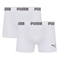 Kit 2 Cuecas Microfibra Boxer Box Modelo Sem Costura Masculina Adulta