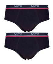 Kit 2 Cuecas Slip Lupo 524-088 Cós Elástico Algodão Kit 2 Cuecas Slip Lupo 524-088 Cós Elástico Algodão
