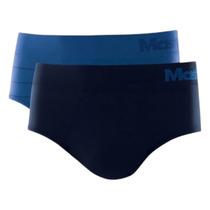 Kit 2 Cuecas slip microfibra sem costura Mash Ref:711.03