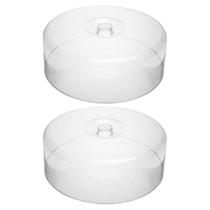 Kit 2 Cúpulas de Acrílico para Boleira Tampa para Bolo Redondo 25,5cm Lyor Kit 2 Cúpulas de Acrílico para Boleira Tampa para Bolo Redondo 25,5cm Lyor