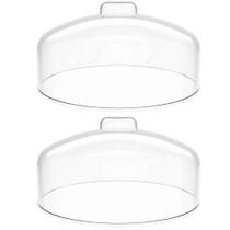 Kit 2 Cúpulas para Prato de Bolo Natural Tampa Plástico 31cm Haus Concept Kit 2 Cúpulas para Prato de Bolo Natural Tampa Plástico 31cm Haus Concept