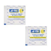Kit 2 Curativo De Alginato De Cálcio E Prata 10cm X 10cm - Missner