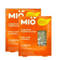 Kit 2 Curativo Hidrocolóide Mió para Acne e Espinha 48 Unidades