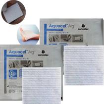 Kit 2 Curativo Original Aquacel Tratar Lesões Feridas Fibra E Prata