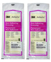Kit 2 Curativos Adaptic 3M Rayon Com Petrolato 7,6x20,30cm Kit 2 Curativos Adaptic 3M Rayon Com Petrolato 7,6x20,30cm