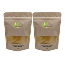 Kit 2 Cúrcuma Com Pimenta Preta em Pó Premium 250g
