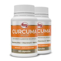 Kit 2 Curcuma Plus Vitafor 60 Cápsulas
