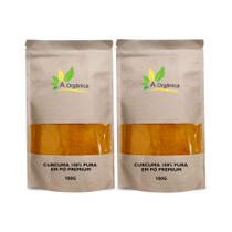 Kit 2 Cúrcuma Pura em Pó Premium ( Curcumina) 100g