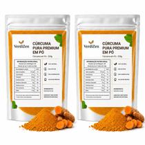 Kit 2 Cúrcuma Pura Premium Em Pó 200g Kit 2 Cúrcuma Pura Premium Em Pó 200g