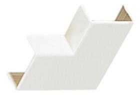 Kit 2 Curva Em L De Canaleta 20x10mm Sistema X 2x1cm