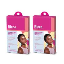 Kit 2 Cx Adesivos para Remoção de Cravos Testa Queixo Acne Defense Ricca c/ 3un cada