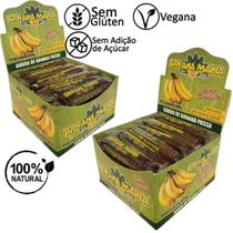 Kit 2 Cx Barra de Fruta Banana Zero Açúcar Sem Glúten 100% Natural Sem Lactose Vegano 30x20g - Banana Mania