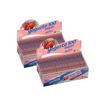 Kit 2 Cx Pirulito Mastigável Yogurte 100 Dori Com 50 Un Cada Dori