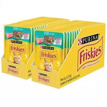 Kit 2 Cxs Friskies Alim Úmido Gatos Adultos Atum 85g C/15