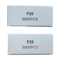 Kit 2 cxs Grampo Pino F25 para pinador construção madeira 10000 unidades Kit 2 cxs Grampo Pino F25 para pinador construção madeira 10000 unidades