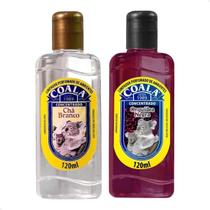 Kit 2 de Limpador Perfumado de Ambientes Chá Branco e Orquídea Negra 120ml Coala Essências