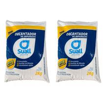 Kit 2 Decantador Impurezas 2kg Sulfato De Aluminio Suall Kit 2 Decantador Impurezas 2kg Sulfato De Aluminio Suall