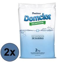 kit 2 Decantador Sulfato De Alumínio Piscina 2 Kg - Domclor kit 2 Decantador Sulfato De Alumínio Piscina 2 Kg - Domclor