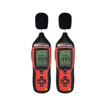 Kit 2 Decibelímetro Digital Sonoro Faixa 30 A 130Db Som Ruído Usb Datalogger Dec-490 Portátil Instrutherm Maleta