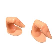 Kit 2 Dedos Postiço Treinamento Manicure Unhas Gel Acrigel