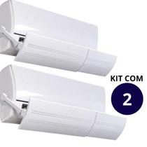 Kit 2 Defletores Ar condicionado Split Kit 2 Defletores Ar condicionado Split