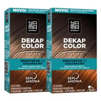 Kit 2 DekapColor Yama Removedor De Coloração Capilar Cabelo Profissional Sem Amonia 300ml Kit 2 DekapColor Yama Removedor De Coloração Capilar Cabelo Profissional Sem Amonia 300ml
