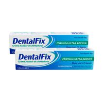 Kit 2 DentalFix Creme Fixador de Dentaduras Sabor Menta 40g Kit 2 DentalFix Creme Fixador de Dentaduras Sabor Menta 40g